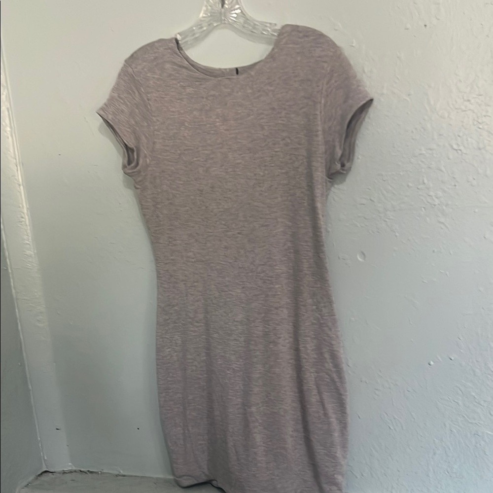 Casual Heathered Dress